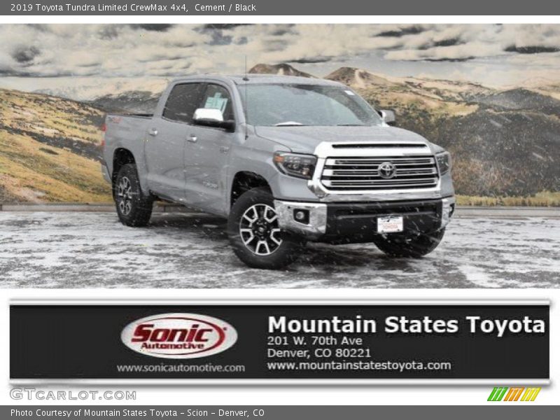 Cement / Black 2019 Toyota Tundra Limited CrewMax 4x4