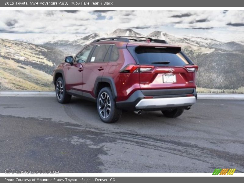 Ruby Flare Pearl / Black 2019 Toyota RAV4 Adventure AWD