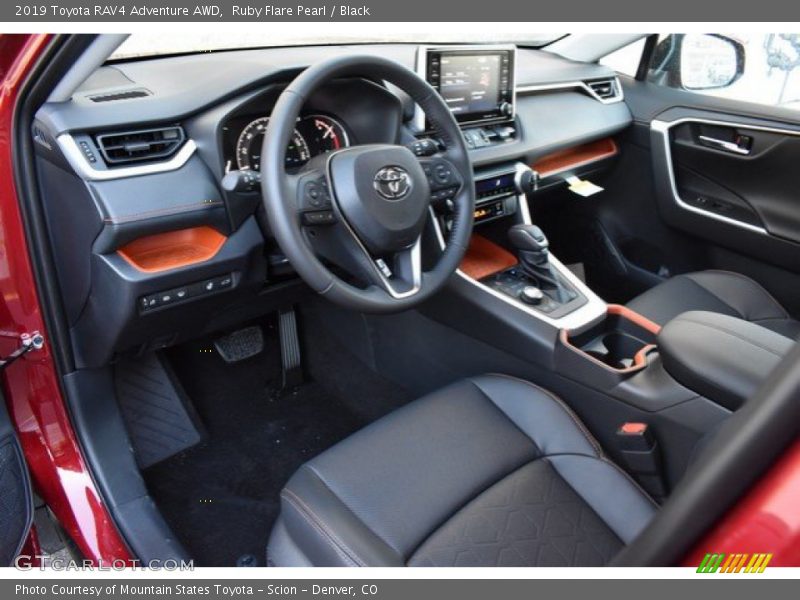 Ruby Flare Pearl / Black 2019 Toyota RAV4 Adventure AWD