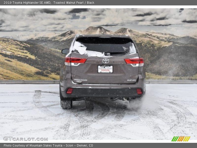 Toasted Walnut Pearl / Black 2019 Toyota Highlander SE AWD