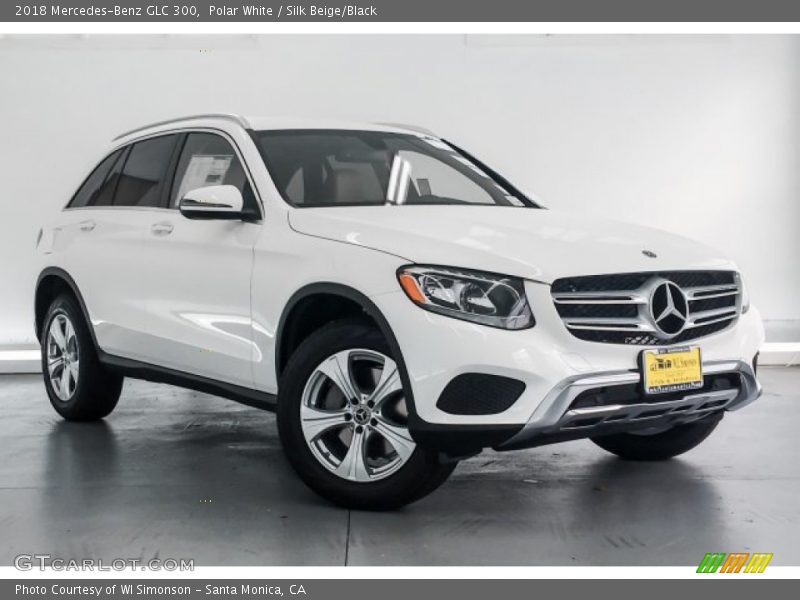 Polar White / Silk Beige/Black 2018 Mercedes-Benz GLC 300
