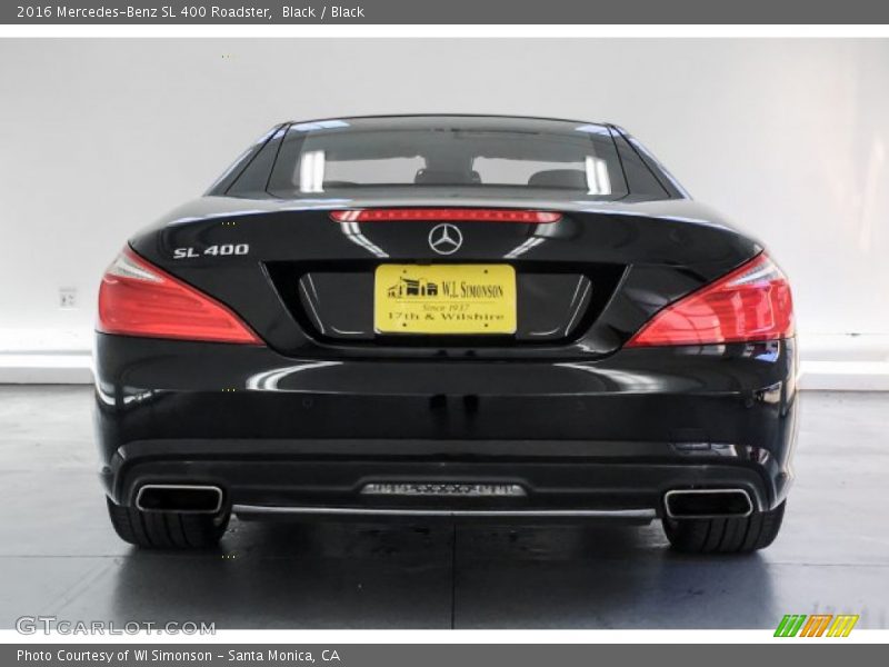 Black / Black 2016 Mercedes-Benz SL 400 Roadster