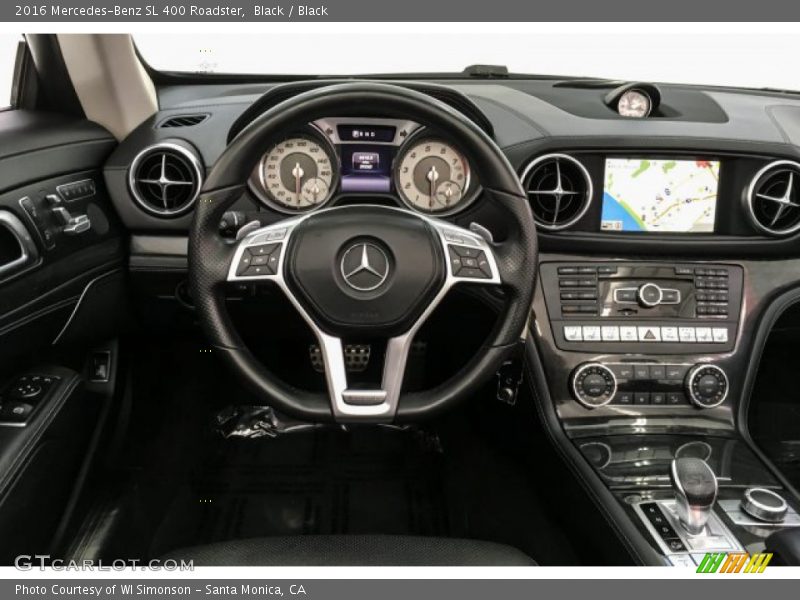 Black / Black 2016 Mercedes-Benz SL 400 Roadster