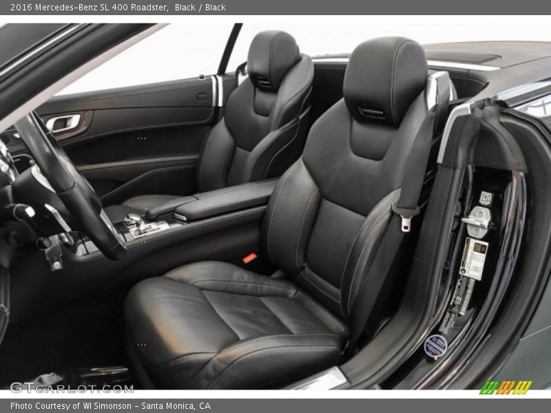 Black / Black 2016 Mercedes-Benz SL 400 Roadster