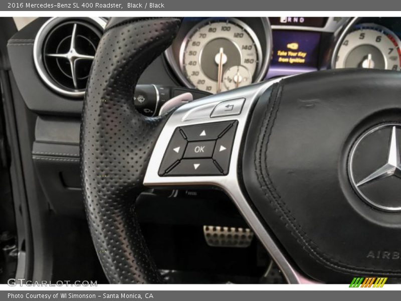 Black / Black 2016 Mercedes-Benz SL 400 Roadster