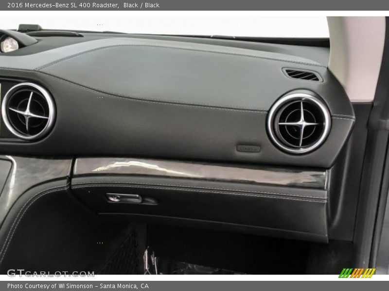 Black / Black 2016 Mercedes-Benz SL 400 Roadster