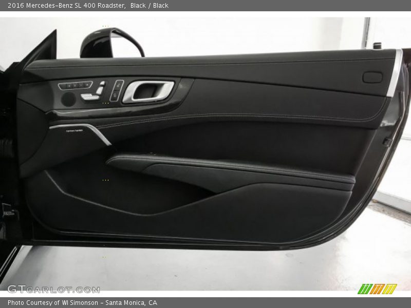 Black / Black 2016 Mercedes-Benz SL 400 Roadster