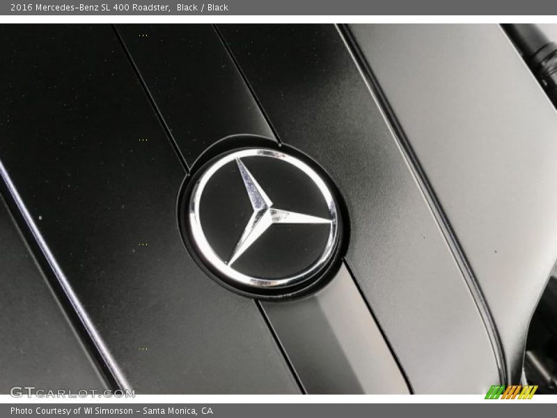 Black / Black 2016 Mercedes-Benz SL 400 Roadster