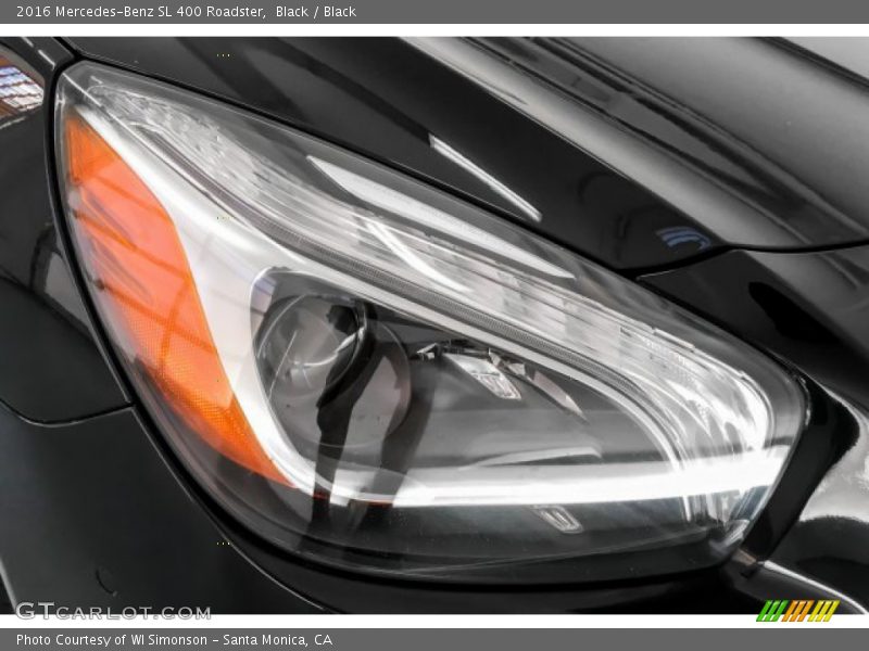 Black / Black 2016 Mercedes-Benz SL 400 Roadster
