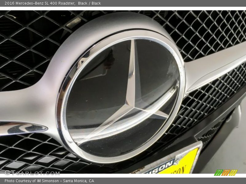 Black / Black 2016 Mercedes-Benz SL 400 Roadster