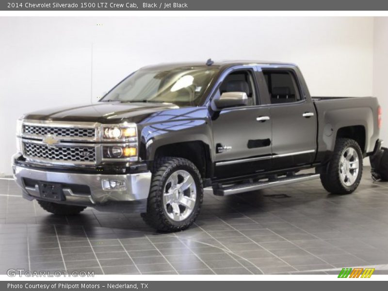 Black / Jet Black 2014 Chevrolet Silverado 1500 LTZ Crew Cab