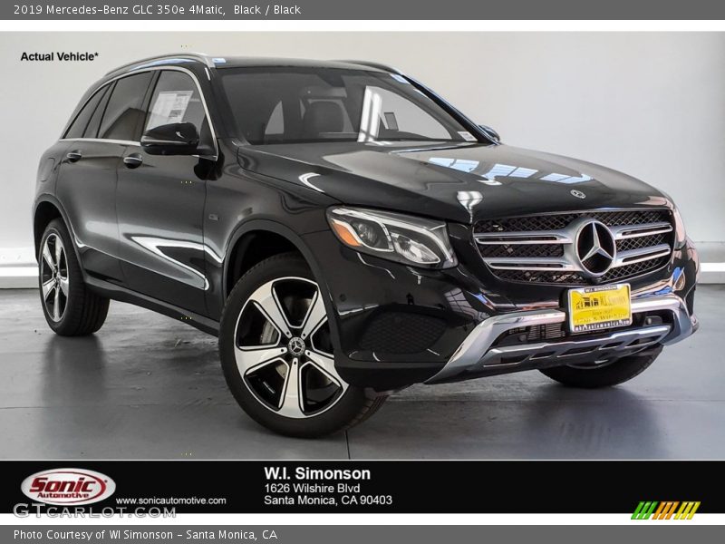 Black / Black 2019 Mercedes-Benz GLC 350e 4Matic