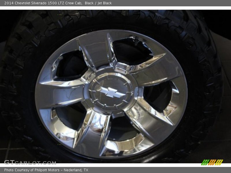 Black / Jet Black 2014 Chevrolet Silverado 1500 LTZ Crew Cab
