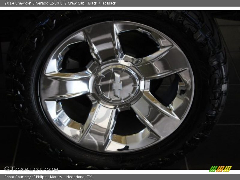 Black / Jet Black 2014 Chevrolet Silverado 1500 LTZ Crew Cab