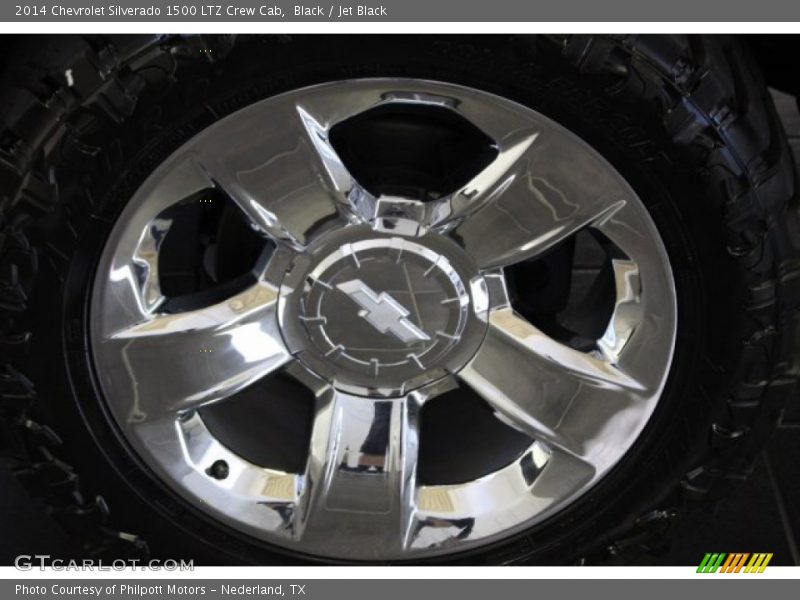 Black / Jet Black 2014 Chevrolet Silverado 1500 LTZ Crew Cab