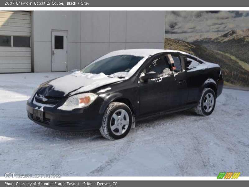 Black / Gray 2007 Chevrolet Cobalt LS Coupe