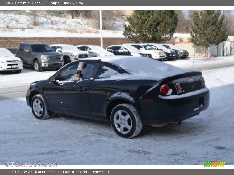 Black / Gray 2007 Chevrolet Cobalt LS Coupe