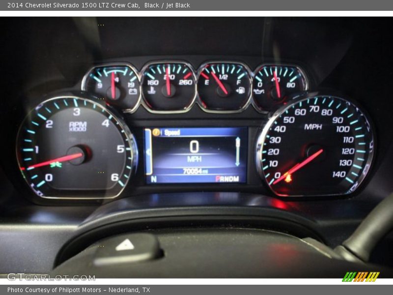 Black / Jet Black 2014 Chevrolet Silverado 1500 LTZ Crew Cab