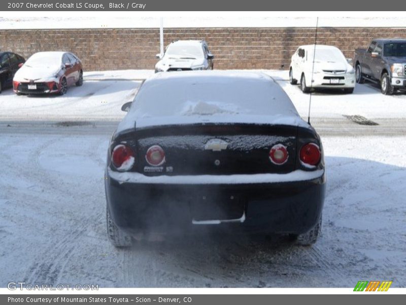 Black / Gray 2007 Chevrolet Cobalt LS Coupe