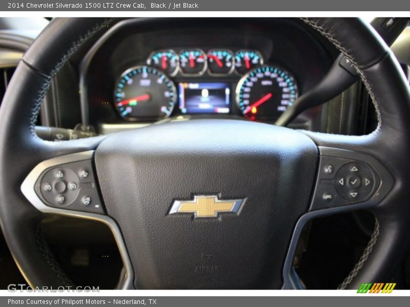 Black / Jet Black 2014 Chevrolet Silverado 1500 LTZ Crew Cab