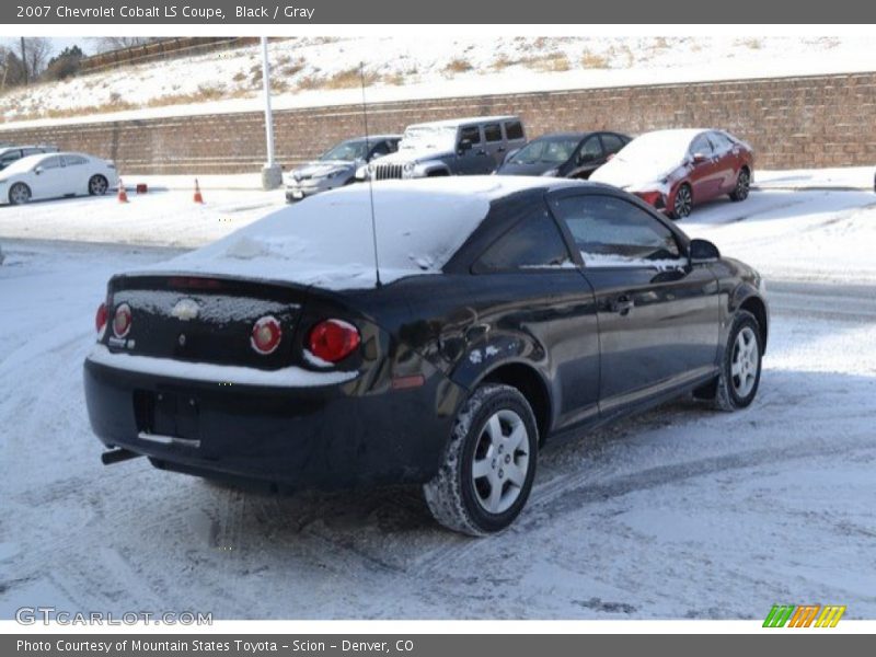 Black / Gray 2007 Chevrolet Cobalt LS Coupe