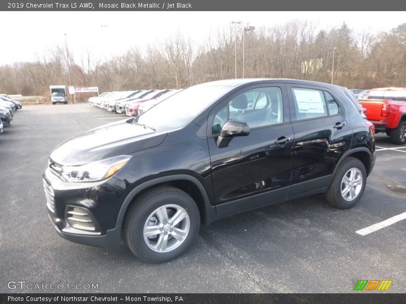 Mosaic Black Metallic / Jet Black 2019 Chevrolet Trax LS AWD