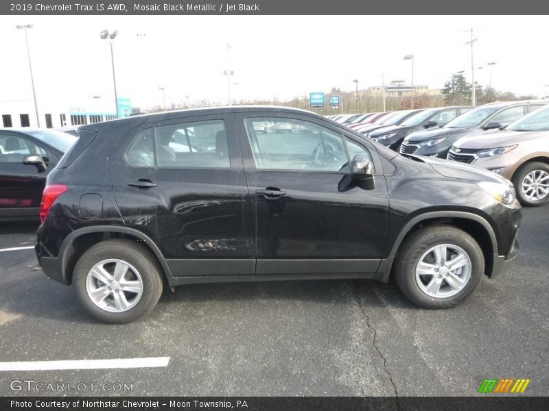 Mosaic Black Metallic / Jet Black 2019 Chevrolet Trax LS AWD