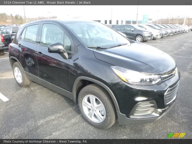 Mosaic Black Metallic / Jet Black 2019 Chevrolet Trax LS AWD