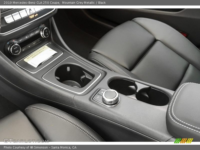 Mountain Grey Metallic / Black 2019 Mercedes-Benz CLA 250 Coupe