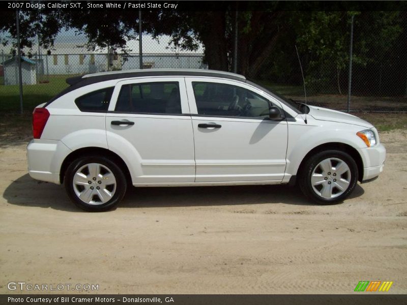 Stone White / Pastel Slate Gray 2007 Dodge Caliber SXT