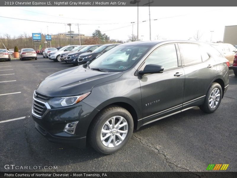Nightfall Gray Metallic / Medium Ash Gray 2019 Chevrolet Equinox LS