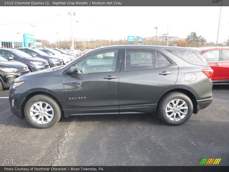 Nightfall Gray Metallic / Medium Ash Gray 2019 Chevrolet Equinox LS