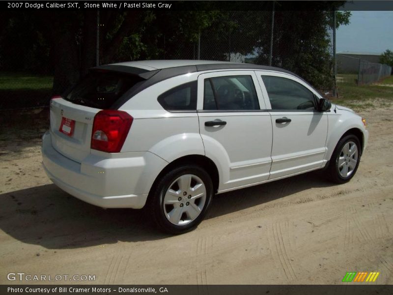 Stone White / Pastel Slate Gray 2007 Dodge Caliber SXT