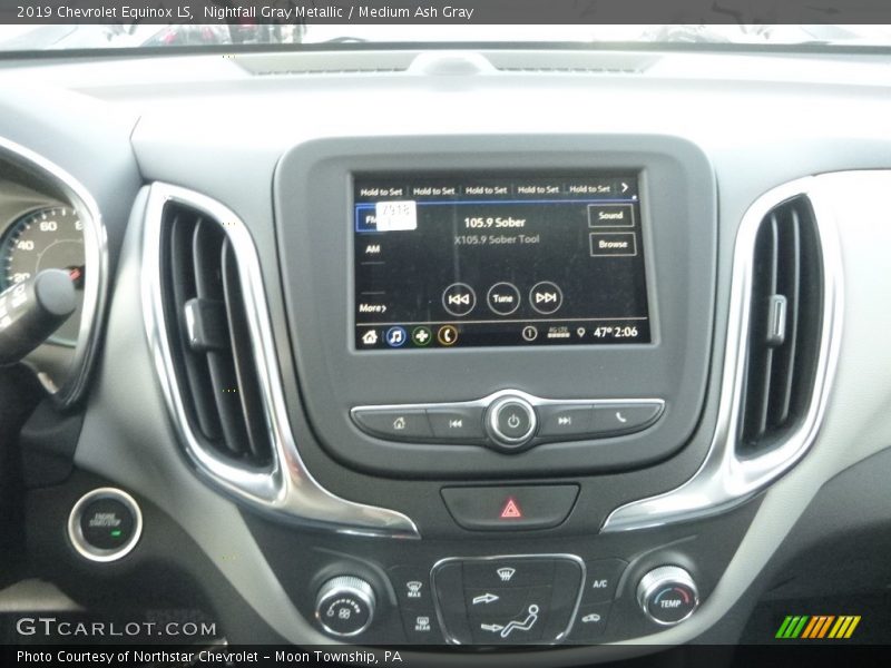Nightfall Gray Metallic / Medium Ash Gray 2019 Chevrolet Equinox LS