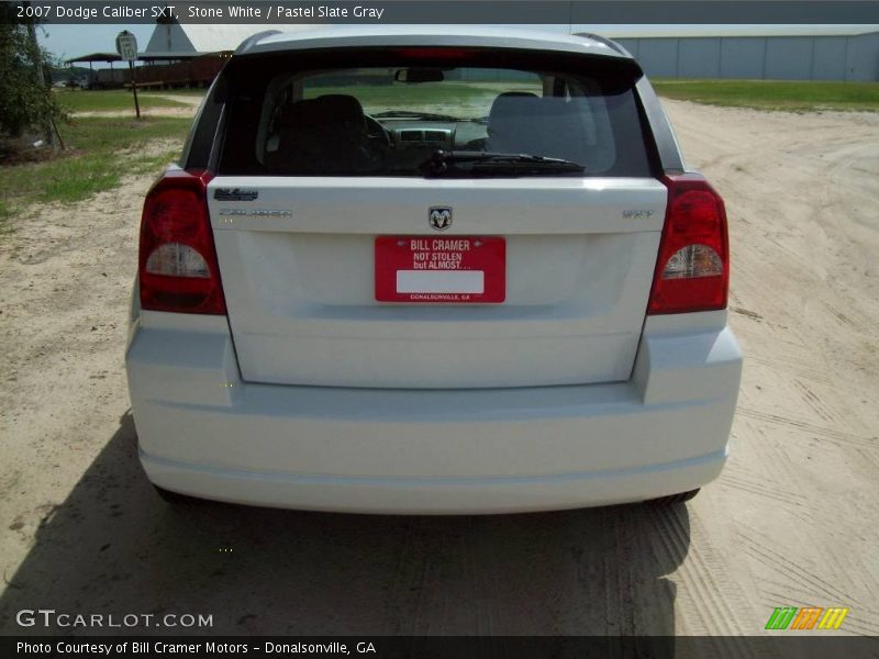 Stone White / Pastel Slate Gray 2007 Dodge Caliber SXT