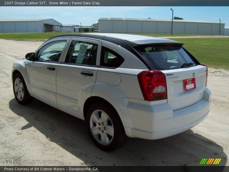 Stone White / Pastel Slate Gray 2007 Dodge Caliber SXT