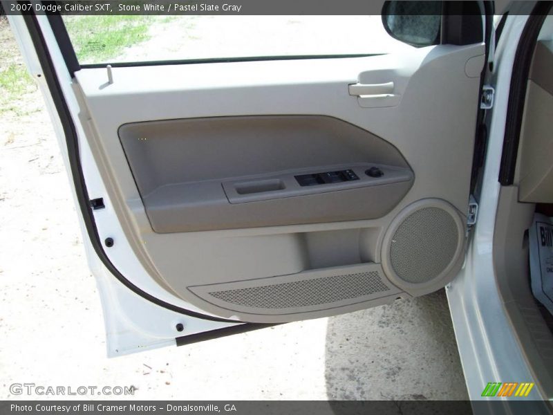 Stone White / Pastel Slate Gray 2007 Dodge Caliber SXT
