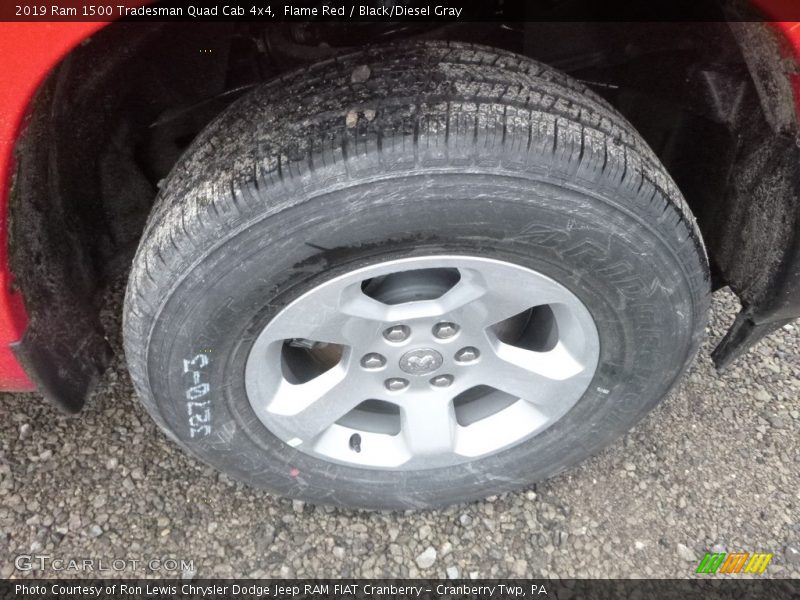 Flame Red / Black/Diesel Gray 2019 Ram 1500 Tradesman Quad Cab 4x4