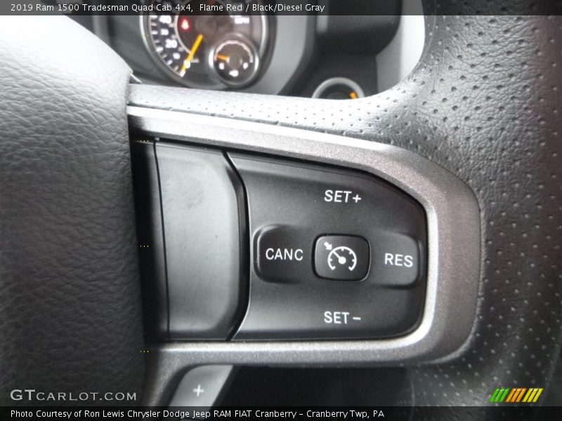 Flame Red / Black/Diesel Gray 2019 Ram 1500 Tradesman Quad Cab 4x4