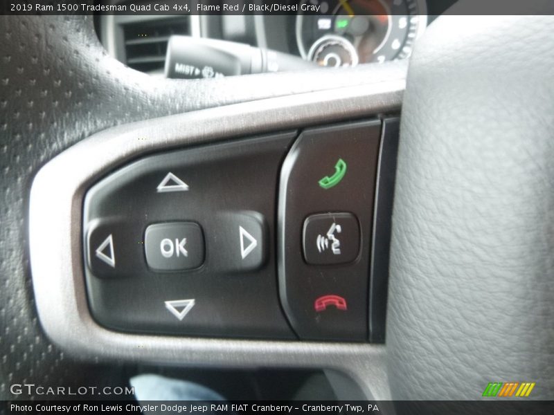 Flame Red / Black/Diesel Gray 2019 Ram 1500 Tradesman Quad Cab 4x4