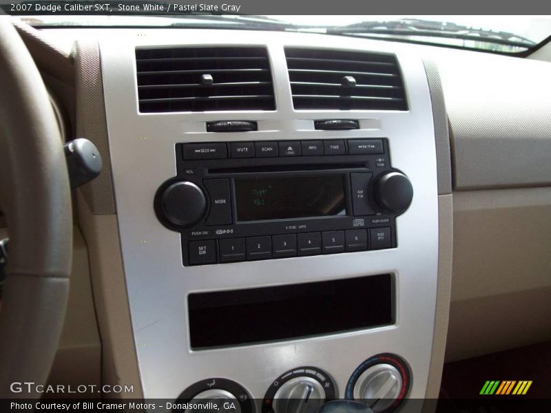 Stone White / Pastel Slate Gray 2007 Dodge Caliber SXT