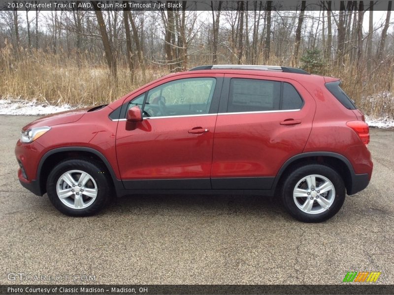 Cajun Red Tintcoat / Jet Black 2019 Chevrolet Trax LT AWD
