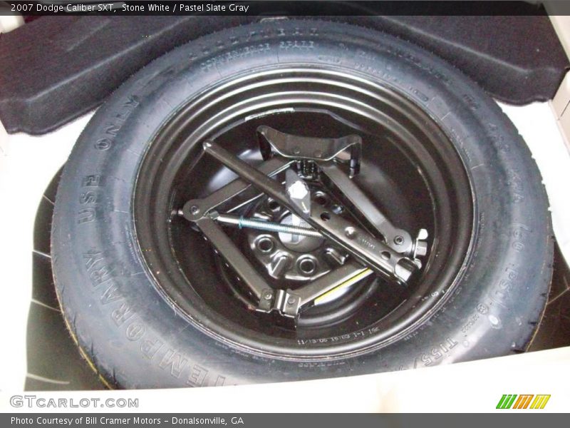 Stone White / Pastel Slate Gray 2007 Dodge Caliber SXT