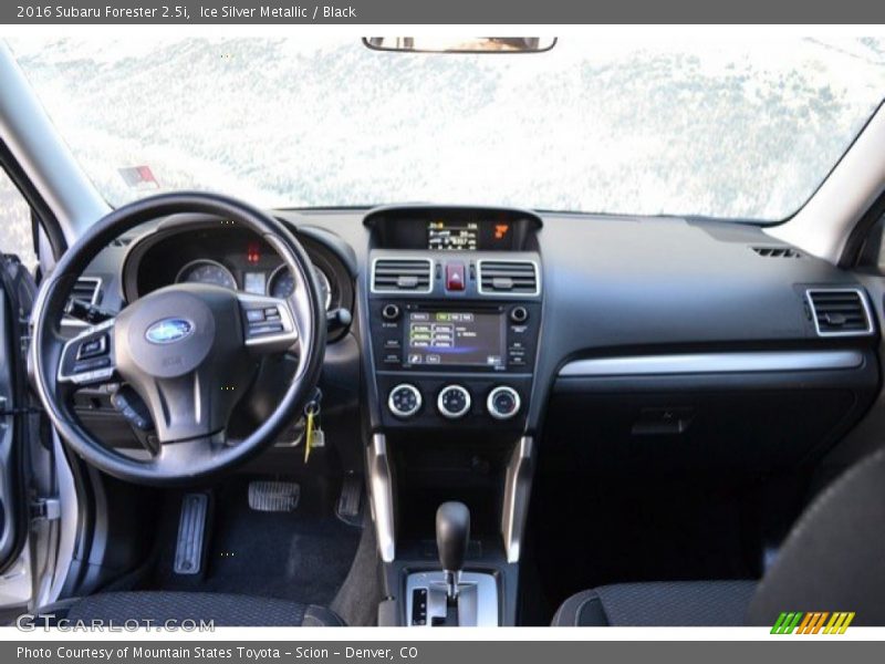 Ice Silver Metallic / Black 2016 Subaru Forester 2.5i
