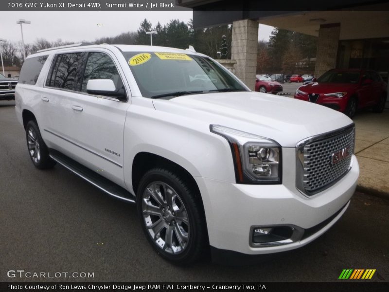 Summit White / Jet Black 2016 GMC Yukon XL Denali 4WD