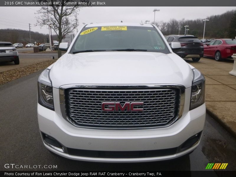 Summit White / Jet Black 2016 GMC Yukon XL Denali 4WD