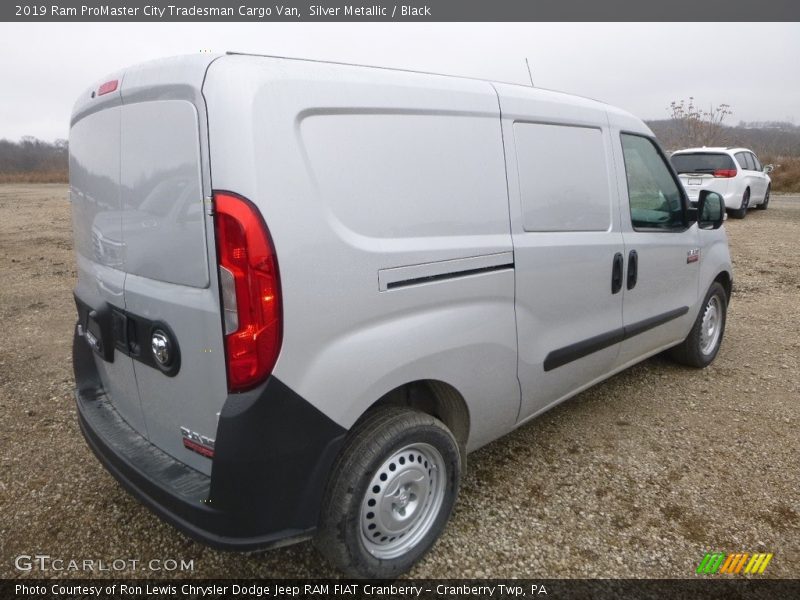 Silver Metallic / Black 2019 Ram ProMaster City Tradesman Cargo Van