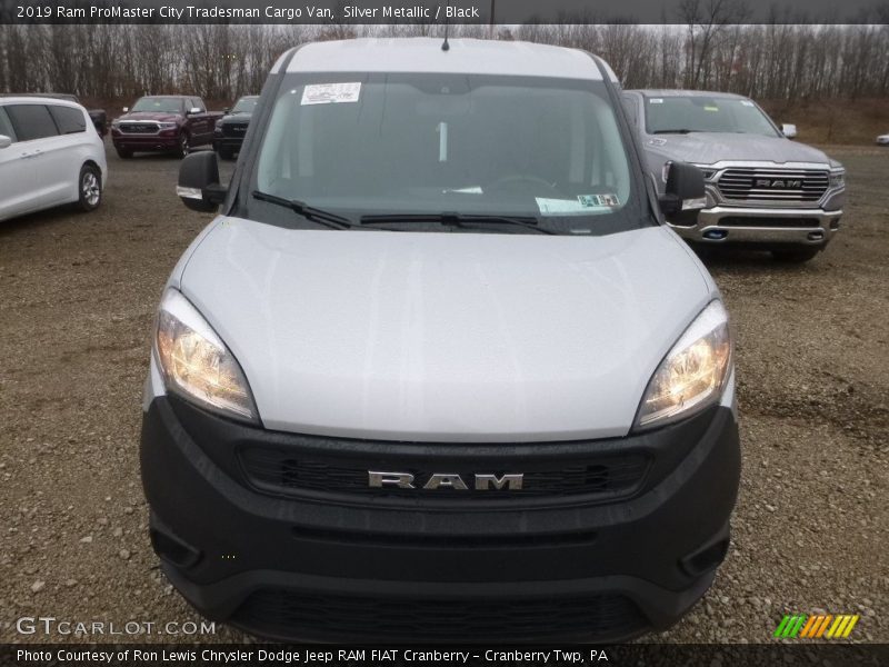 Silver Metallic / Black 2019 Ram ProMaster City Tradesman Cargo Van