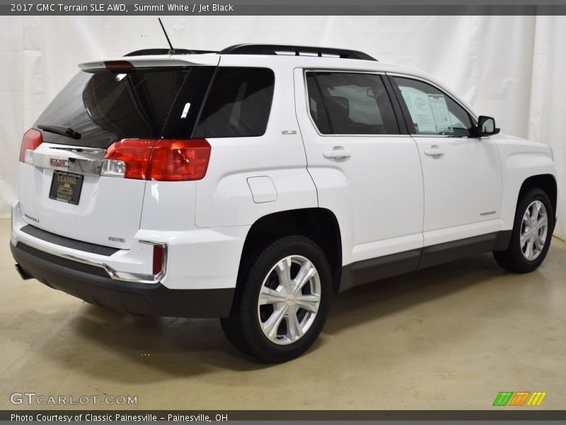 Summit White / Jet Black 2017 GMC Terrain SLE AWD