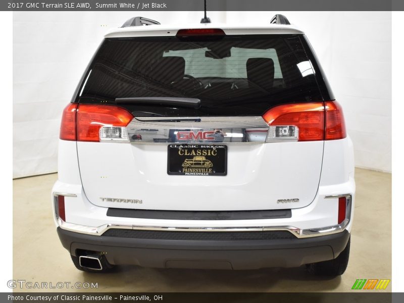 Summit White / Jet Black 2017 GMC Terrain SLE AWD